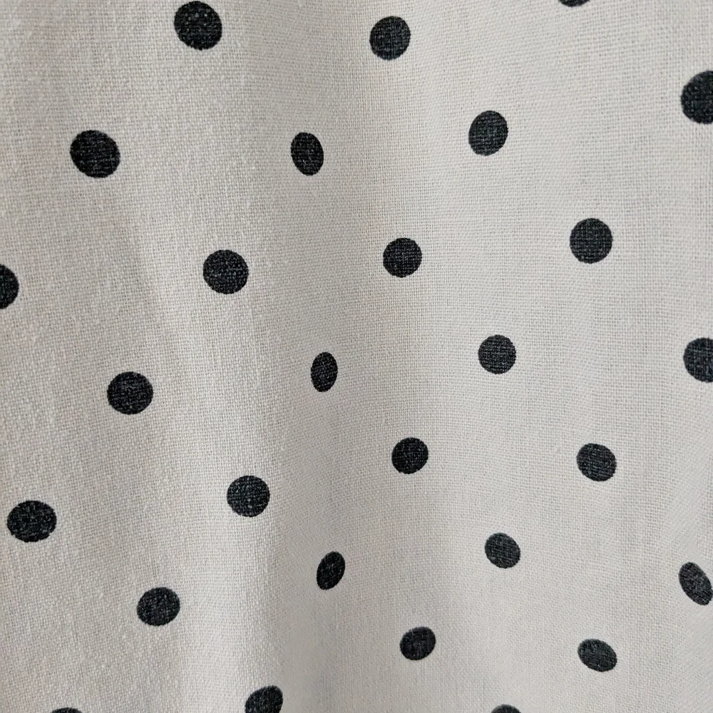 Umgee - Tunic Top  Beige w/Black Polka Dots - Picture 5 of 8